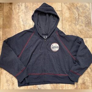 MLB By Campus Lifestyle Cleveland Guardians Hoodie with Red Accents Womens XXL